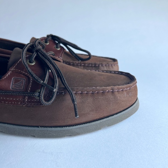 Men’s Sperry Brown Genuine Leather Topsider Loafers size 11 - Picture 4 of 15